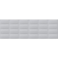 Плитка настенная Opoczno Vivid Colours Vivid Grey Glossy Pillow 25x75 (м.кв)