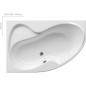 Ванна асимметричная Ravak Rosa 2 170x105 L/R SET(опора,сифон, панель, крепление, держатель и штора)