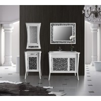 Мебель в ванную комнату Ольвия (Атолл) Valensia 100 bianco (комплект)