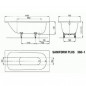 Ванна стальная Kaldewei Saniform Plus 140x70 3,5мм mod 360-1 (без ножек)