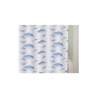Шторка душевая Bisk Dolphin 06910, голубой