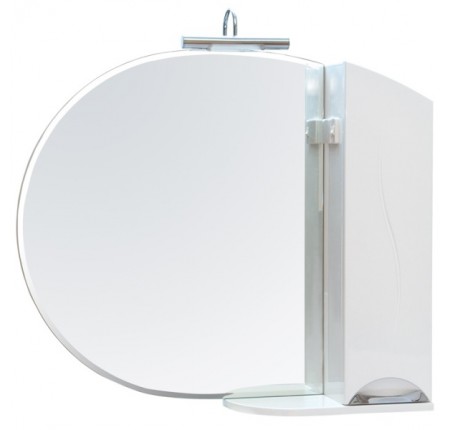 Зеркало Аква Родос Глория 95 см, с пеналом L/R без подсветки