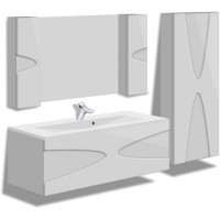 Мебель в ванную комнату Mikola-M Маранелло 90 см (комплект)