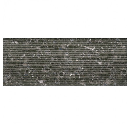 Плитка настенная InterCerama Techno чёрный 082/Р рельеф 23х60 (м.кв)