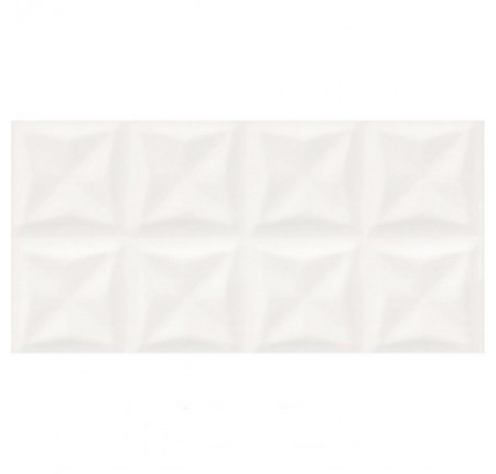Плитка настенная Opoczno Water Sparkles Origami White Structure Glossy 29,7x60 (м.кв)