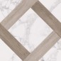 Плитка напольная Golden Tile Marmo Wood Grate белый 40x40 (м.кв)