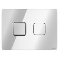 Кнопка ACCENTO (д/інст.с-ми AQUA 52), квадратна, біле скло, пневм