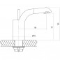 Змішувач для раковини Cersanit Luvio S951-142 із гідрозатвором Click-Clack