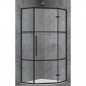 Душевая кабина Dusel Deluxe Series DL197HBP Black Matt Paint 100x100x190,стекло прозрачное