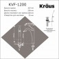 Смеситель для раковины KRAUS ARLO KVF-1200ORB
