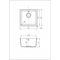 Мойка для кухни Solid Вега (серый) 440x420mm