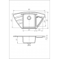 Мойка для кухни Solid Крафт (антрацит) 980x510mm
