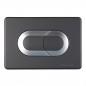 Кнопка смыва Volle 221133 EGO NEO, черная, soft-touch, пластик