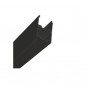 Шторка для ванны Ravak PVS1-80 черный transparent (79840300Z1)