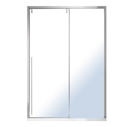 Душевая дверь в нишу Volle Aiva 10-22-686 120x195см, раздвижная, прозрачное стекло 8мм, хром