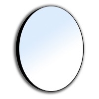 Зеркало Volle 16-06-905 60x60 см, на стальной крашенной раме, черного цвета