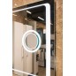 Зеркало Аква Родос Омега Люкс 100 см с LED подсветкой, линза с подсветкой