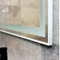Зеркало Dusel DE-M0061S1 Silver 75х100 см с часами 600624