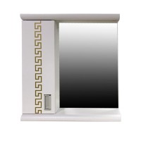 Зеркало в ванную комнату Themix-Greece Gold 65 см левый