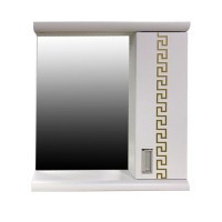 Зеркало в ванную комнату Themix-Greece Gold 65 см правий
