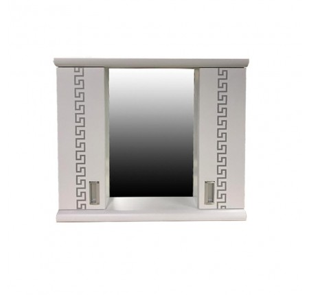 Зеркало Mikola-m Greece Silver c двумя шкафами 90 см