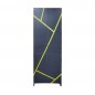 Пенал Mikola-M пластиковый напольный Антрацит grey&yellow 50 см
