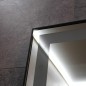 Зеркало Dusel DE-M0061S1 Black 75х100 см с часами 6600619