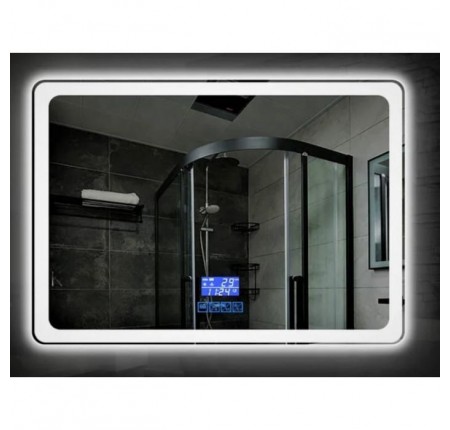 Зеркало Dusel DE-M3051 75x100см с часами и Bluetooth 630517