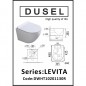 Унитаз подвесной Dusel Ivia DWHT10210330R, сиденье Slim Soft Close